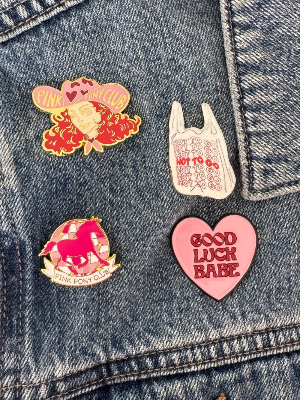 Good Luck Babe x Pink Pony Club Enamel Pin